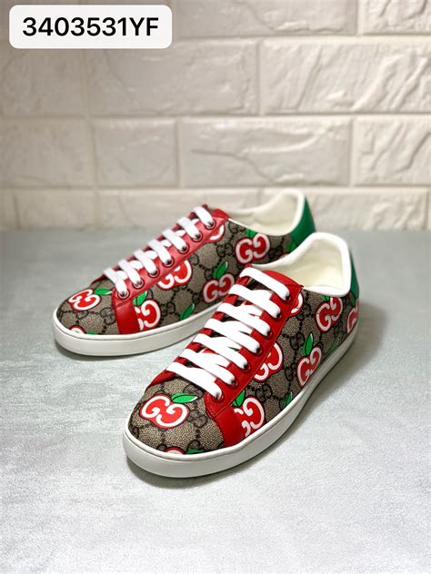 gucci sneakers cherry|gucci ace sneakers men's.